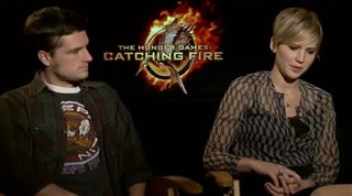 Josh Hutcherson & Jennifer Lawrence (The Hunger Games: Catching Fire)