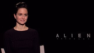 Katherine Waterston Interview - Alien: Covenant