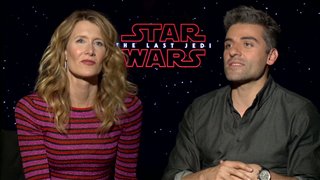 Laura Dern & Oscar Isaac Interview - Star Wars: The Last Jedi