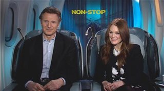Liam Neeson & Julianne Moore (Non-Stop)