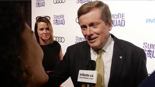 Mayor John Tory Suicide Squad Red Carpet Interview