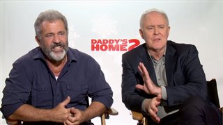 Mel Gibson & John Lithgow Interview - Daddy's Home 2
