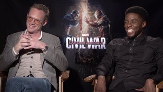 Paul Bettany & Chadwick Boseman Interview - Captain America: Civil War