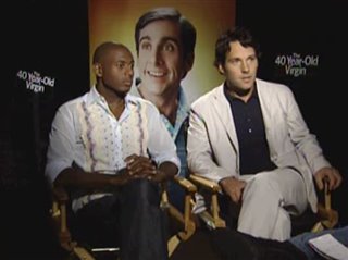 PAUL RUDD & ROMANY MALCO - THE 40 YEAR-OLD VIRGIN - Interview