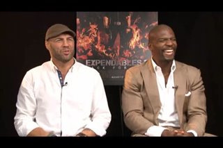 Randy Couture & Terry Crews (The Expendables 2)