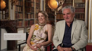 Raquel Cassidy and Jim Carter on reprising their roles in 'Downton Abbey: A New Era' - Interview