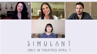 Robbie Amell, Jordana Brewster and April Mullen discuss sci-fi thriller 'Simulant' - Interview