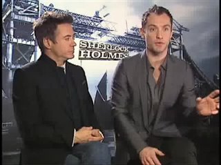 Robert Downey Jr. & Jude Law (Sherlock Holmes)