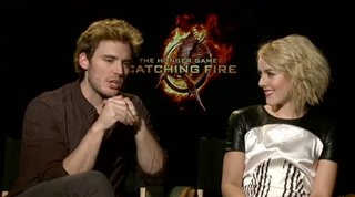 Sam Claflin & Jena Malone (The Hunger Games: Catching Fire)