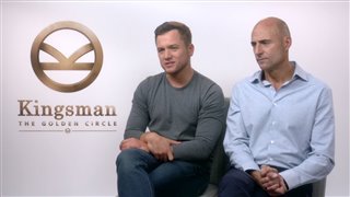Taron Egerton & Mark Strong Interview - Kingsman: The Golden Circle
