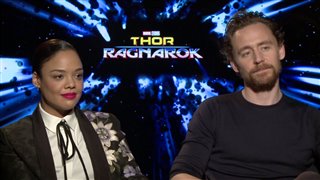 Tessa Thompson & Tom Hiddleston Interview - Thor: Ragnarok