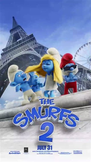 The Smurfs 2 motion poster