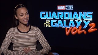 Zoe Saldana Interview - Guardians of the Galaxy Vol. 2